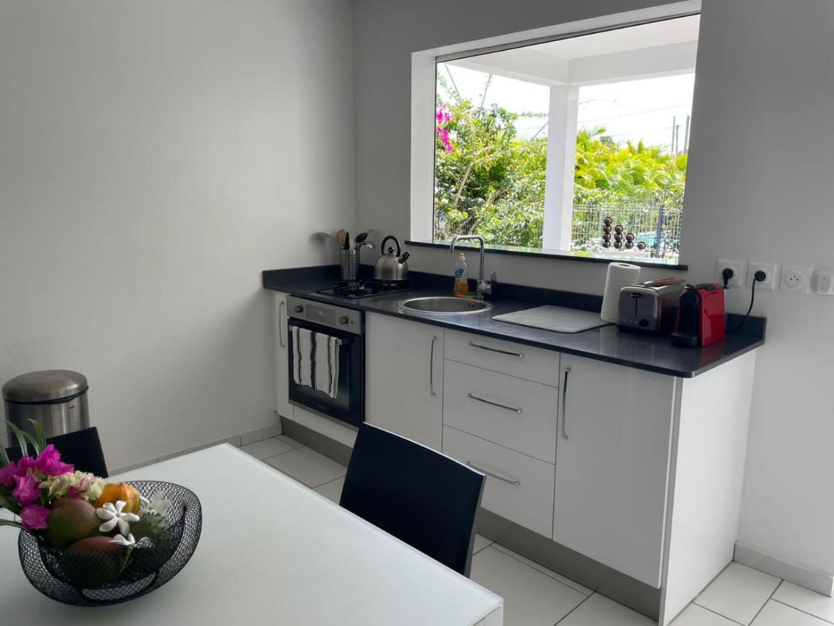 Gites De Corneille, Bungalow Sweet Mango Le Moule Dış mekan fotoğraf